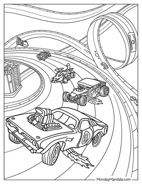 hot wheels colouring pages|26 Hot Wheels Coloring Pages (Free PDF Printables)